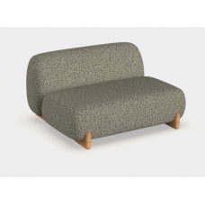 milos armless sectional xl