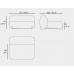milos armless sectional xl