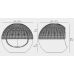 ulm moon daybed with woven rope parasol ulm moon daybed with woven rope parasol