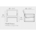 frame lounge chair