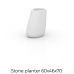 stone planter