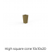 high square cono 
