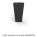 high square cono pot