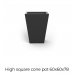 high square cono pot