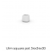 ulm square pot