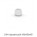 ulm square pot