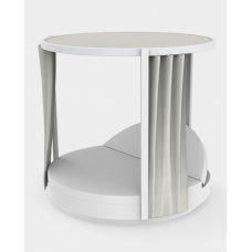 vela round canopy powder coated