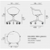 incasso swivel armchair with caster
