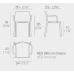 kes chair with arms