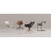 manta swivel caster armchair