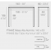 frame aluminium table 