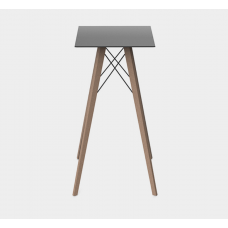 faz wood high table square
