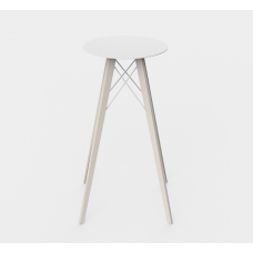 faz wood high table round