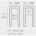 jut bar table