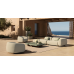 milos coffee table square