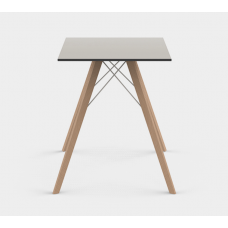 faz wood dining table square